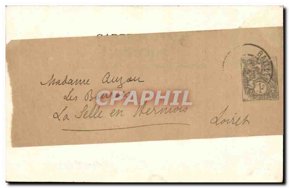Belgie Belgique Kemmel CPA Le Belvedere — Rückseite