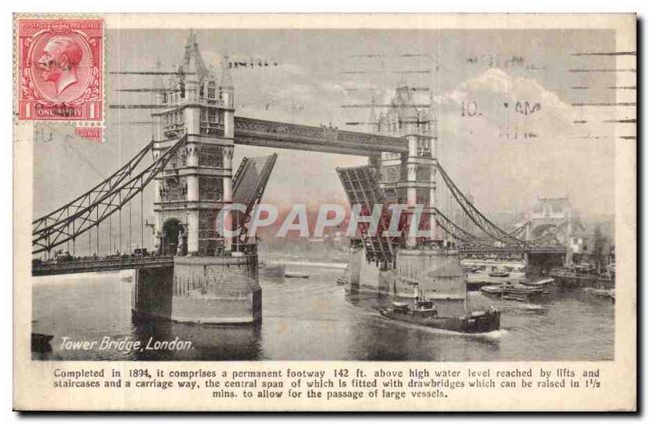 Grande Bretagne Londres London CPA Tower Bridge