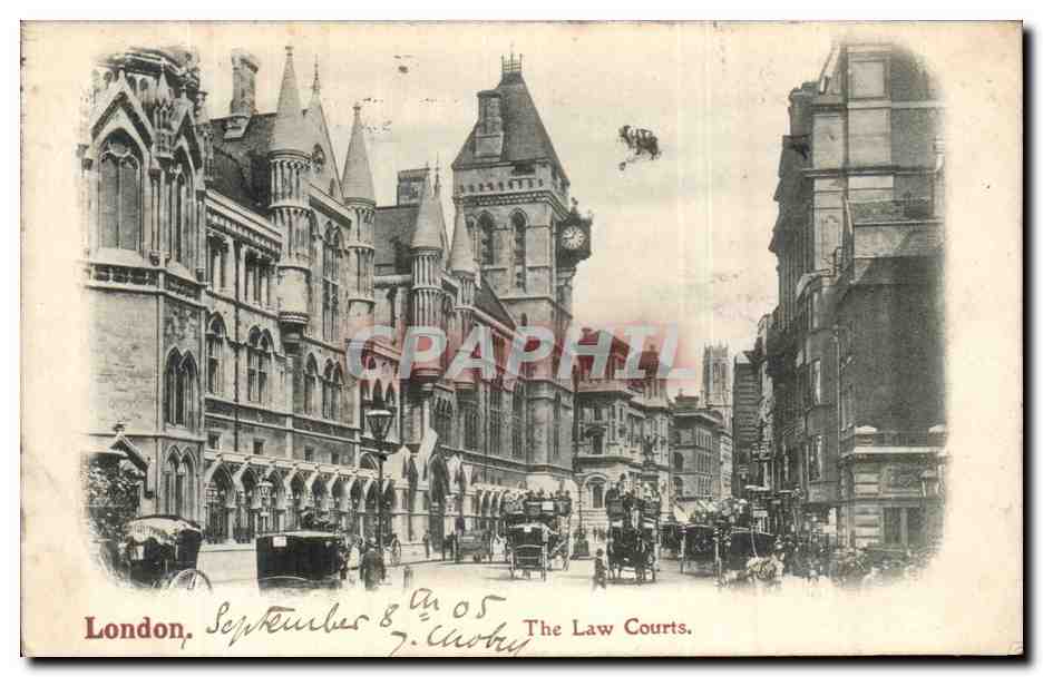 Grande Bretagne Londres London CPA The law courts