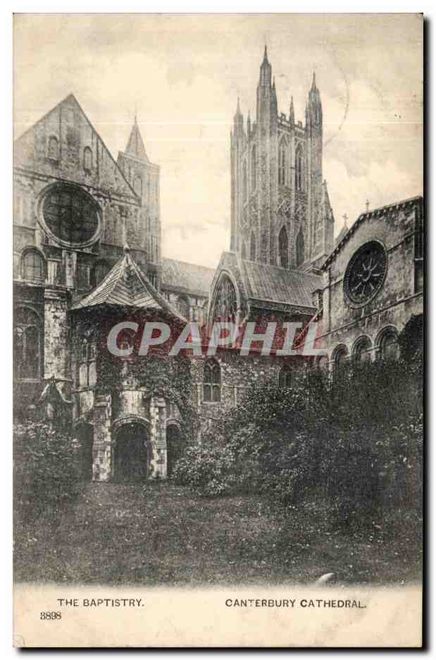 Grande Bretagne Londres London CPA The Baptistry Canterbury cathedral