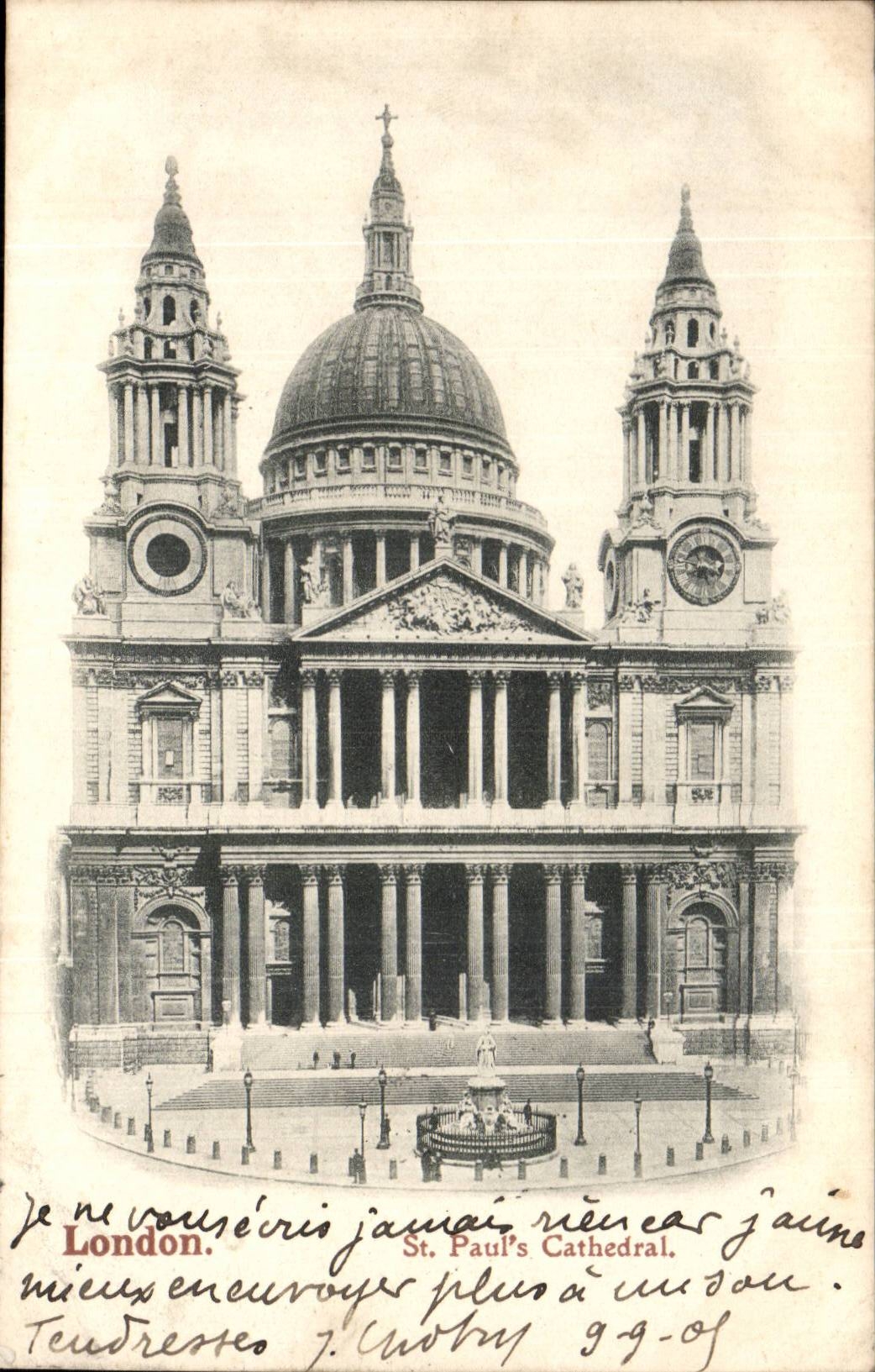 Grande Bretagne London Londres CPA St Paul's cathedral