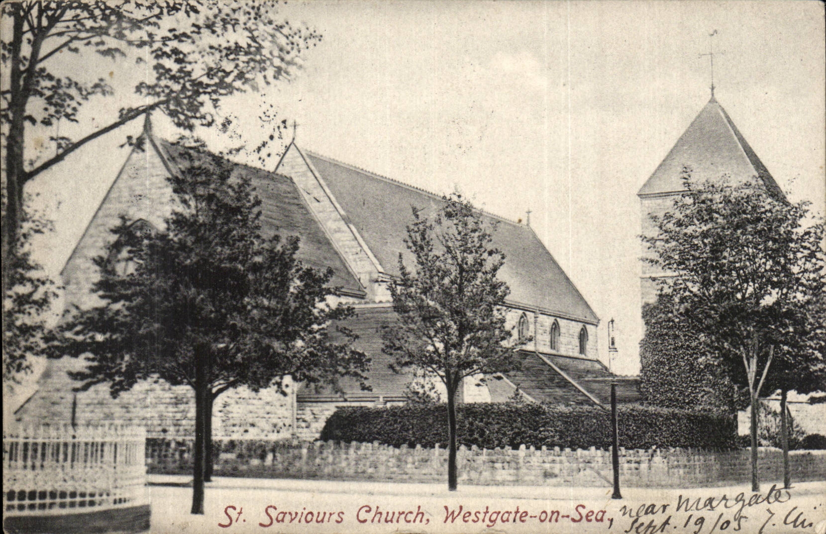 Grande Bretagne CPA st Saviours Church Westgate on sea
