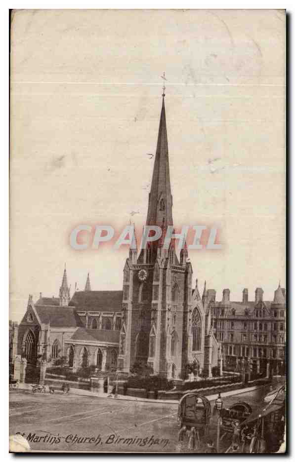 Grande Bretagne CPA St amrtin's church Birmingham