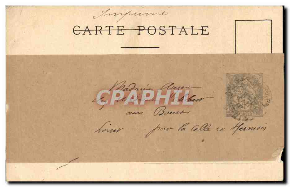 Angola — Un Campement — Missions des Pères du Saint-Esprit — Paris — Verso