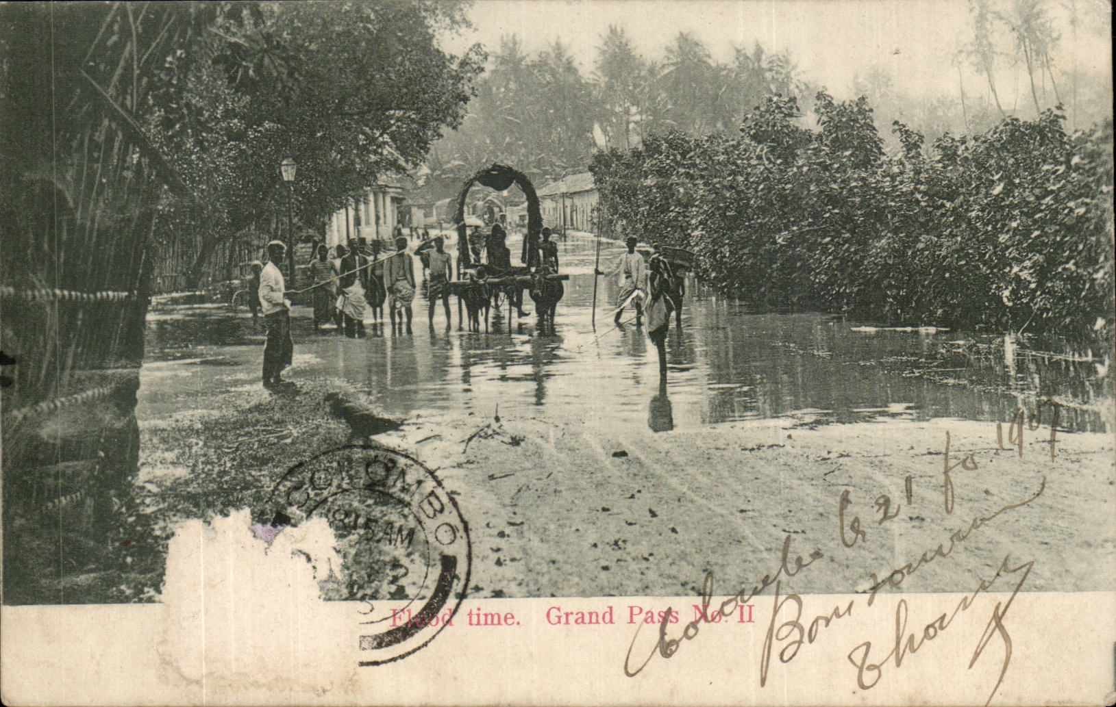 inde Sri Lanka Ceylan Flood time Grand pass 