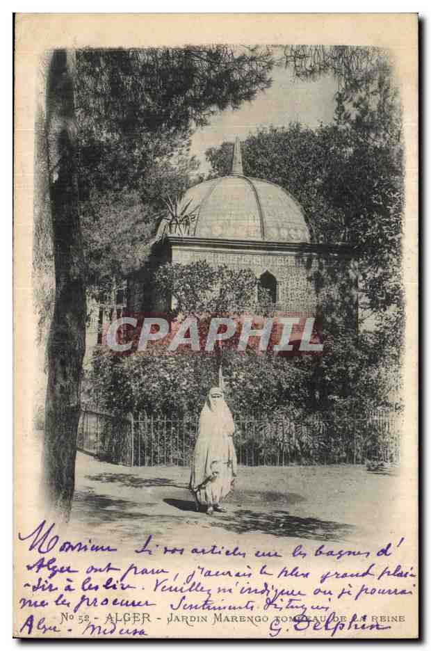 Algérie - Jardin Marengo, tombeau de la reine — Arnold Vollenweider, n° 52
