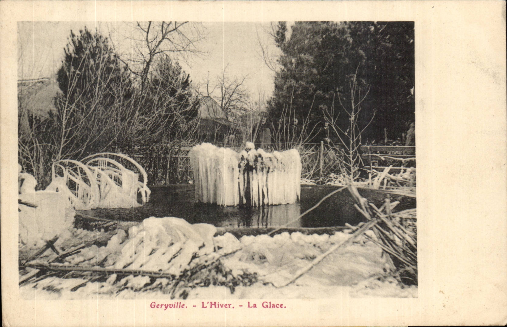 Algerie Geryville CPA L'hiver La glace