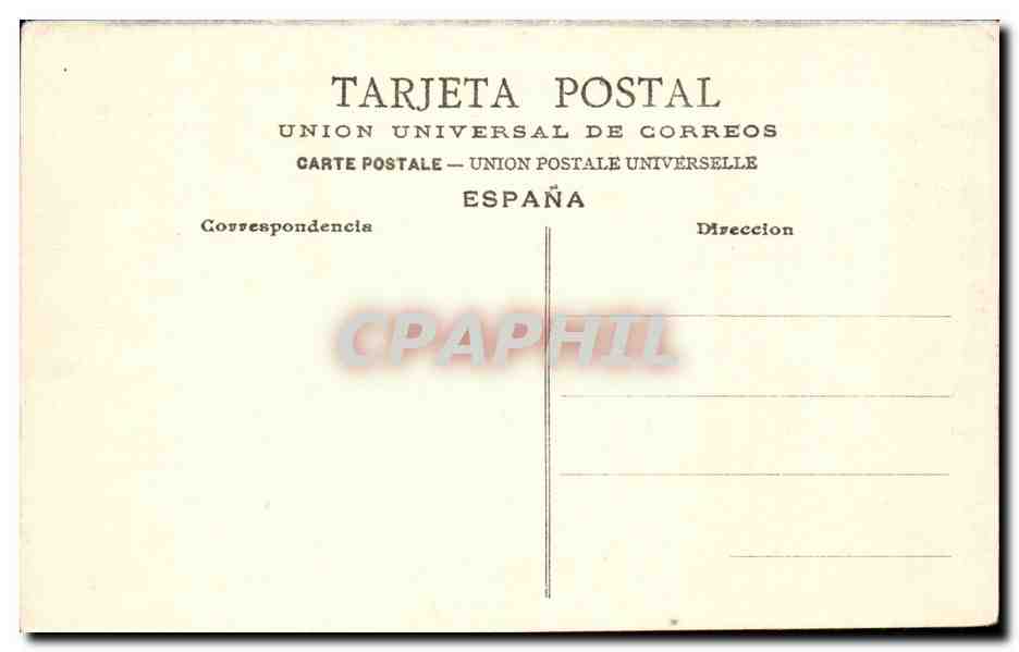 Fuenterrabia — Puerta Santa María y Tipos de pescadoras — M. L. n° 120 — Verso