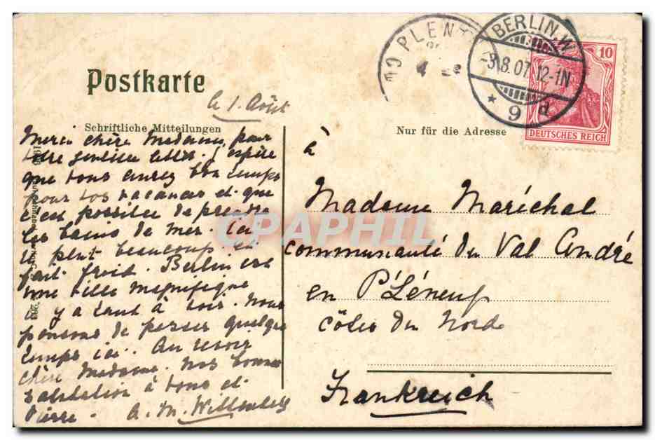 Bismarckdenkmal und Siegessäule auf dem Königsplatz — Berlin — éditeur non visible — Verso