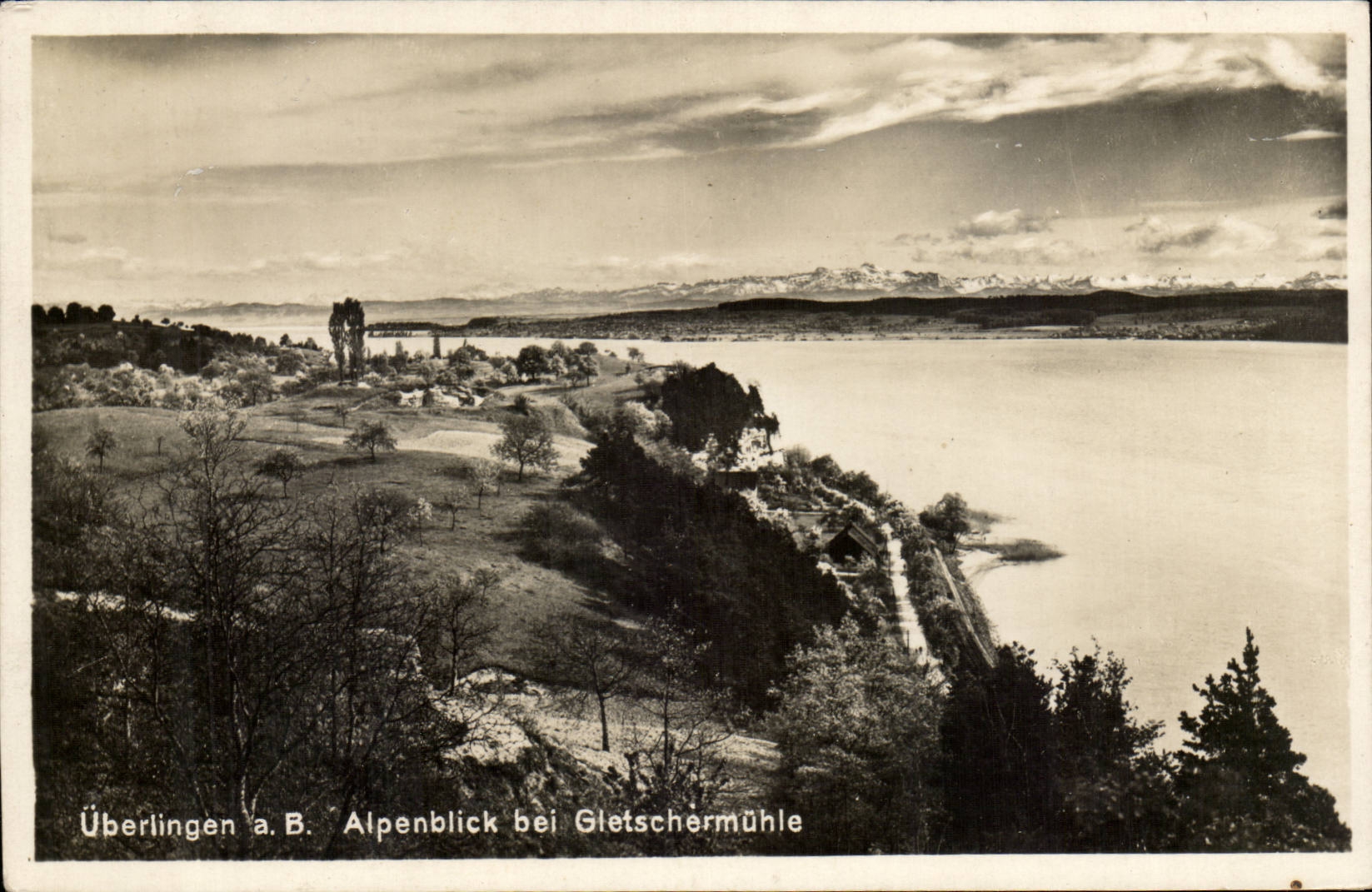 CPA Uberlingen Alpenblick bei Gleschemuhle