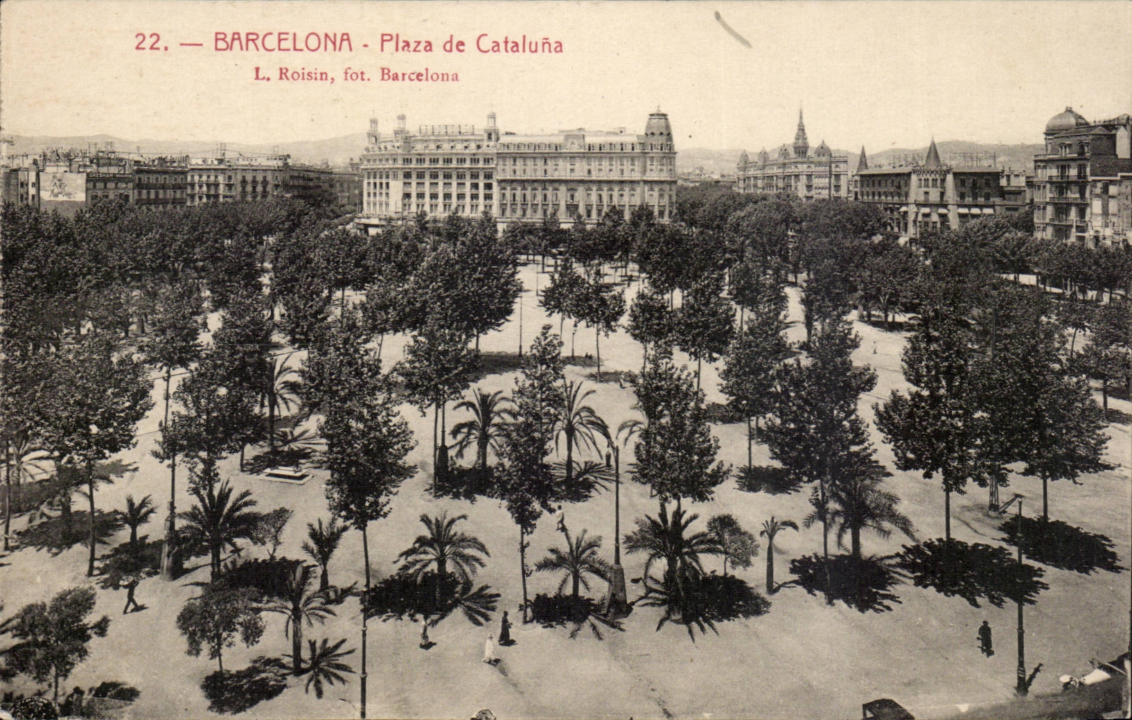 Barcelone - Plaza de Cataluña — L. Roisin, fot. Barcelona, n°22