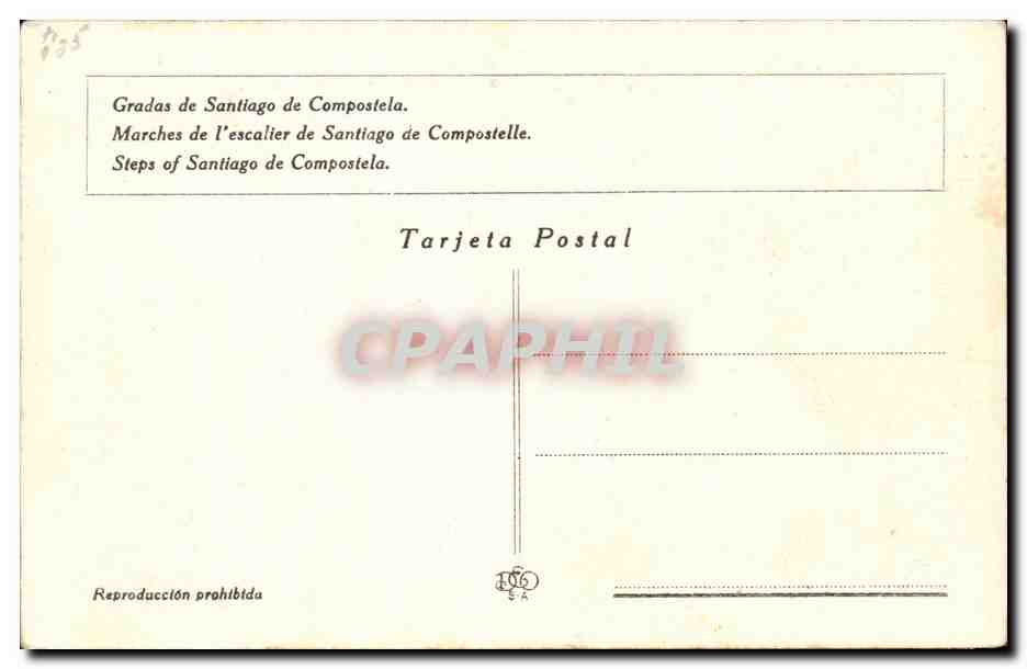 Espagne Espana Spain Barcelona CPA Exposicion internacional de Barcelona — Rückseite
