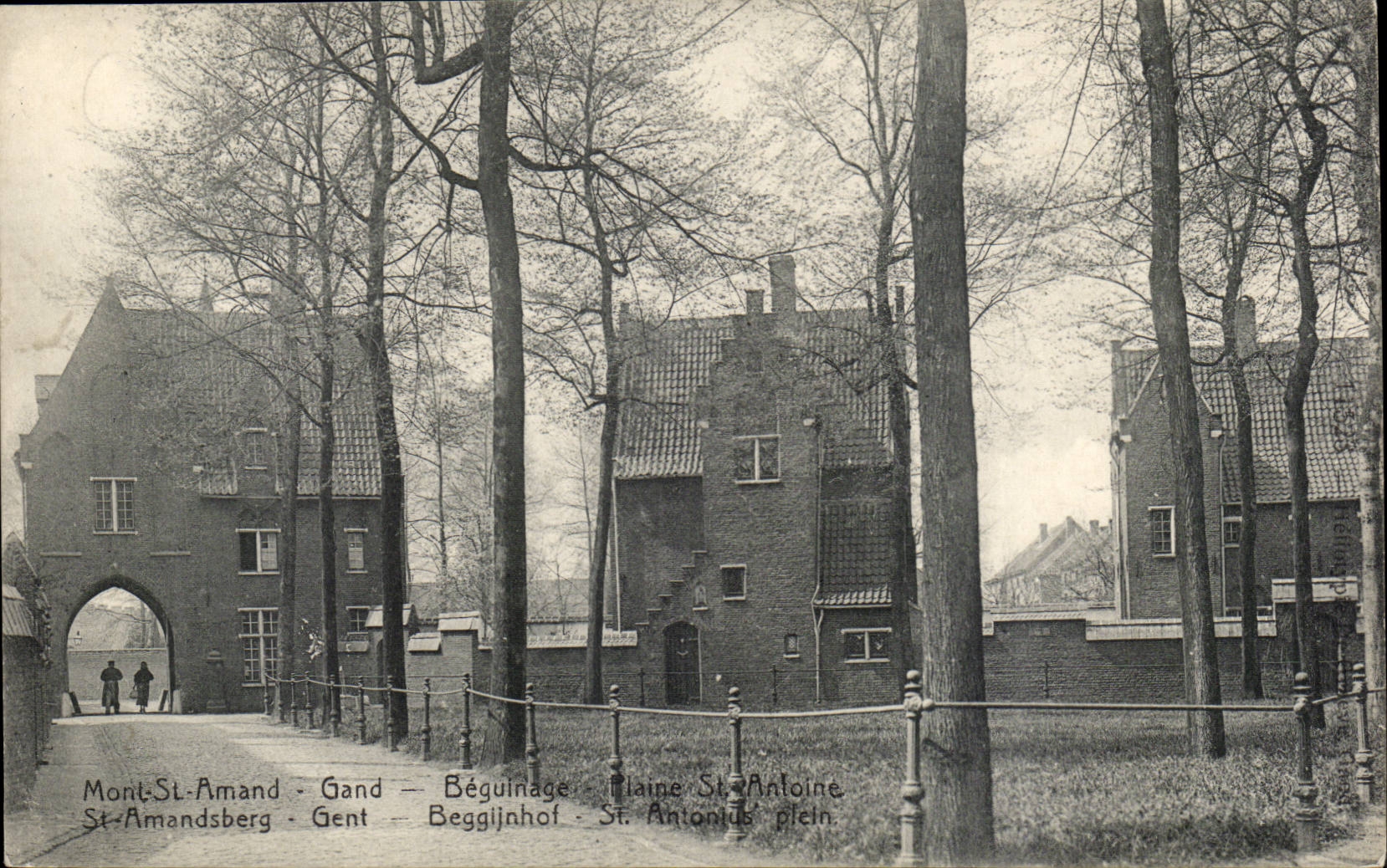 Belgie Belgique Mont Saint Amand Gand Plaine Saint antoine CPA