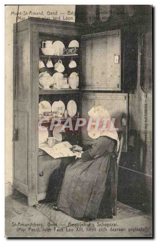 Belgie Belgique Gent St Amandsberg CPA Garde manger Beguinage