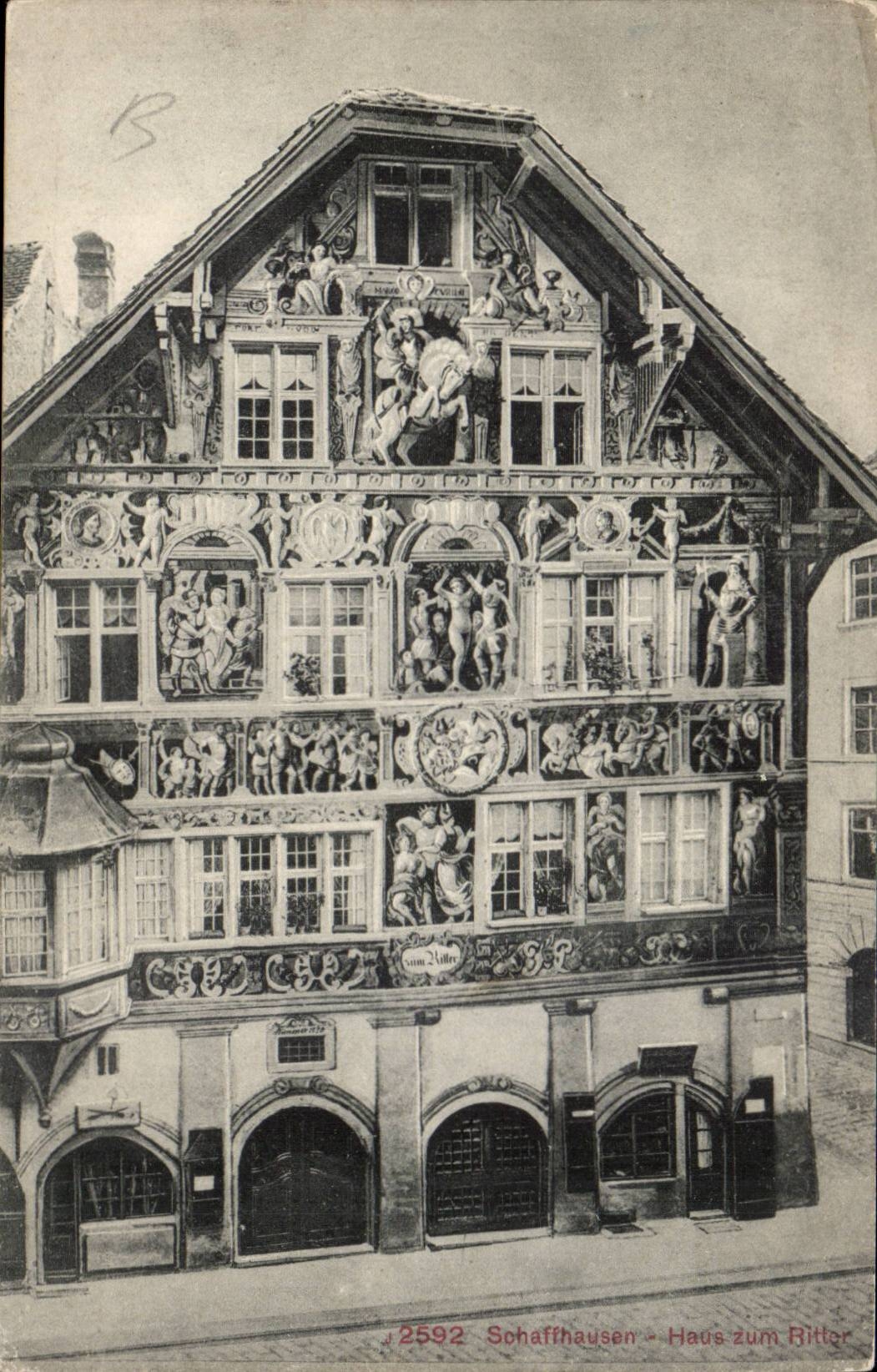 Belgique Belgie Scahffhausen CPA Haus zum Ritter