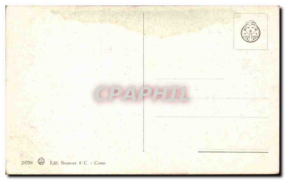Italie Italia CPA Napoli CPA Gradinata di Chiala — Verso