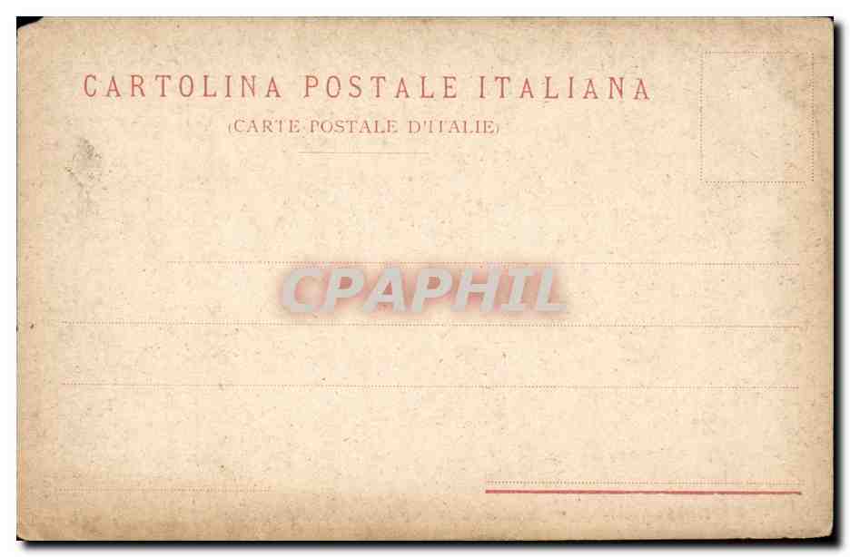 Italie Pompei CPA Strada della fortuna — Rückseite