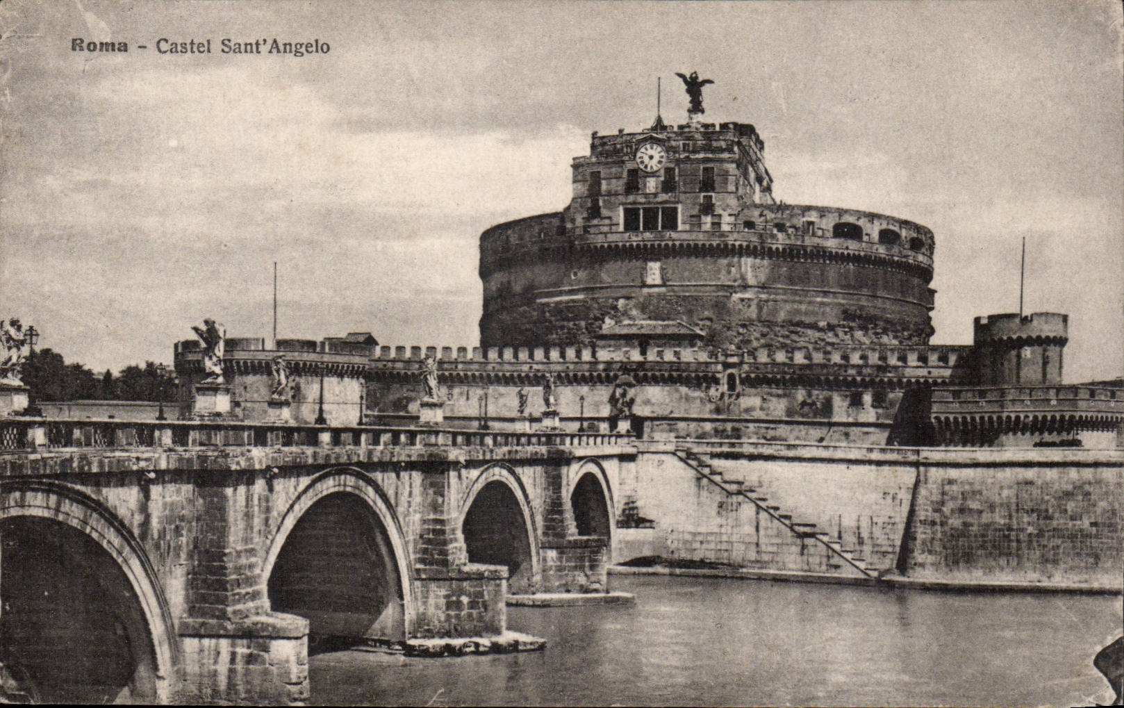 Italie Italia Roma CPA Castel Sant Angelo