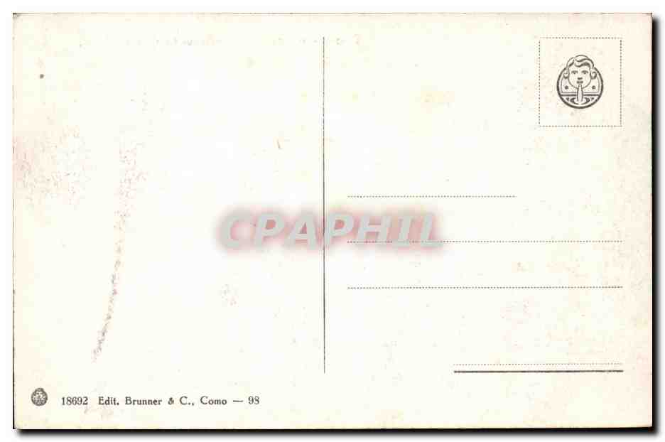 Italie Italia Roma CPA Via Nazionale Esposizione d'Arte — Rückseite