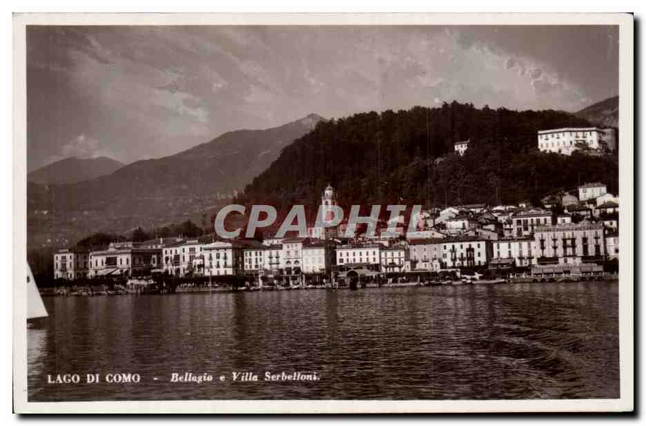 Italie Italia CPA Lago di Como Bellagio Villa Serbelloni