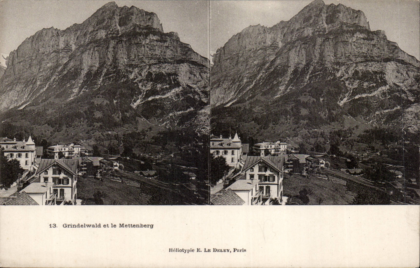 Suisse CPA Grundelwald et le mettenberg