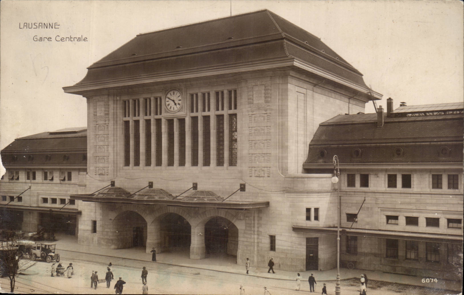 Suisse Lausanne CPA Gare centrale
