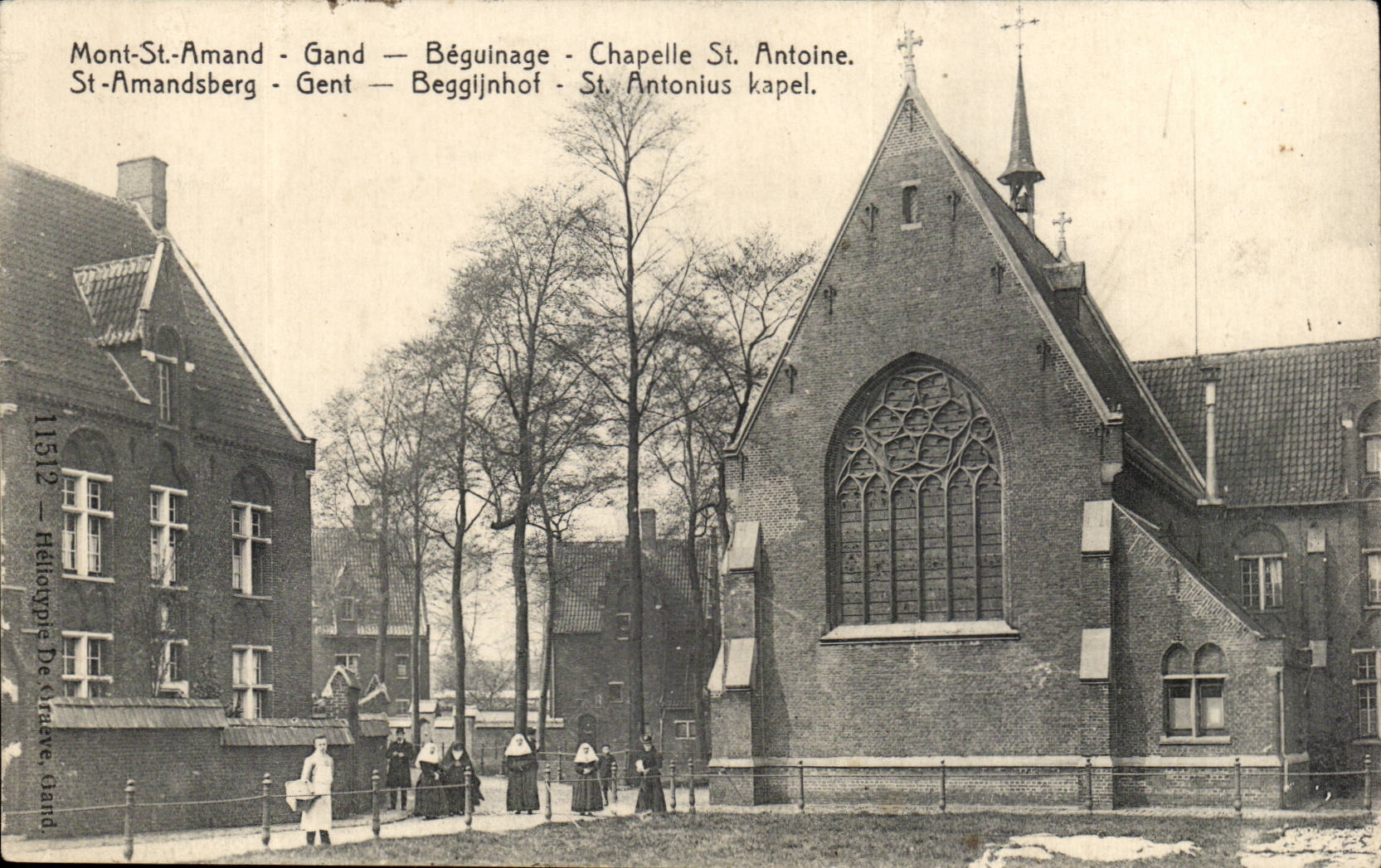Mont-St-Amand - Gand - Béguinage - Chapelle St Antoine. — Héliotypie De Crame, Gand — n° 11512