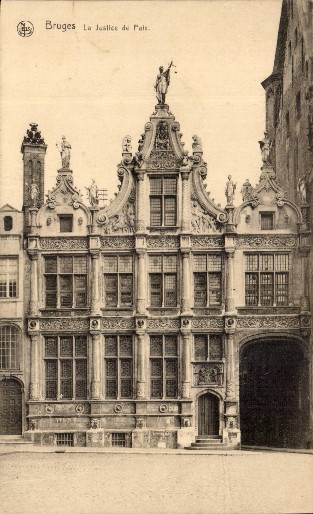 Belgie Belgique Bruges CPA La justice de paix