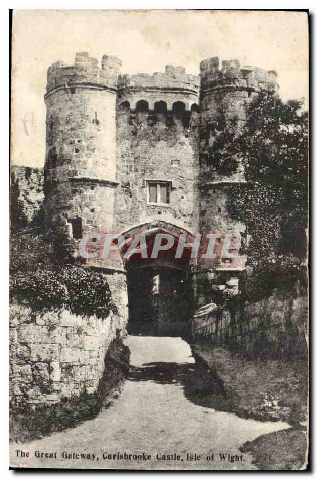 Great BRitain CPA The great Gateway Carlsbrooke castle Isle of Wight