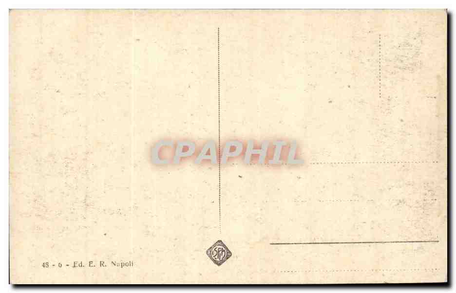 Italie italia Napoli CPA Via Caracciolo — Verso