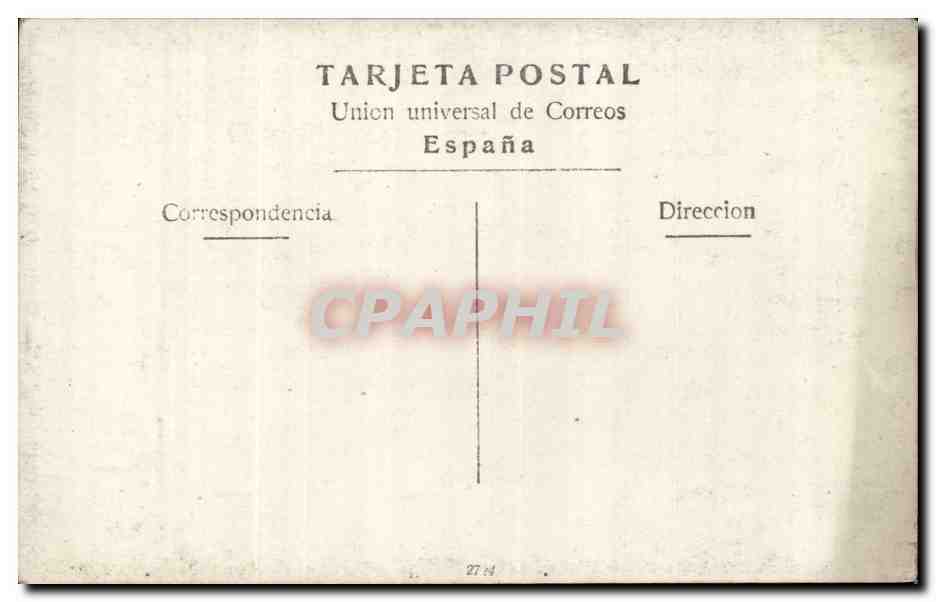 Espagne Spain Espana Barcelona Vista General — Verso