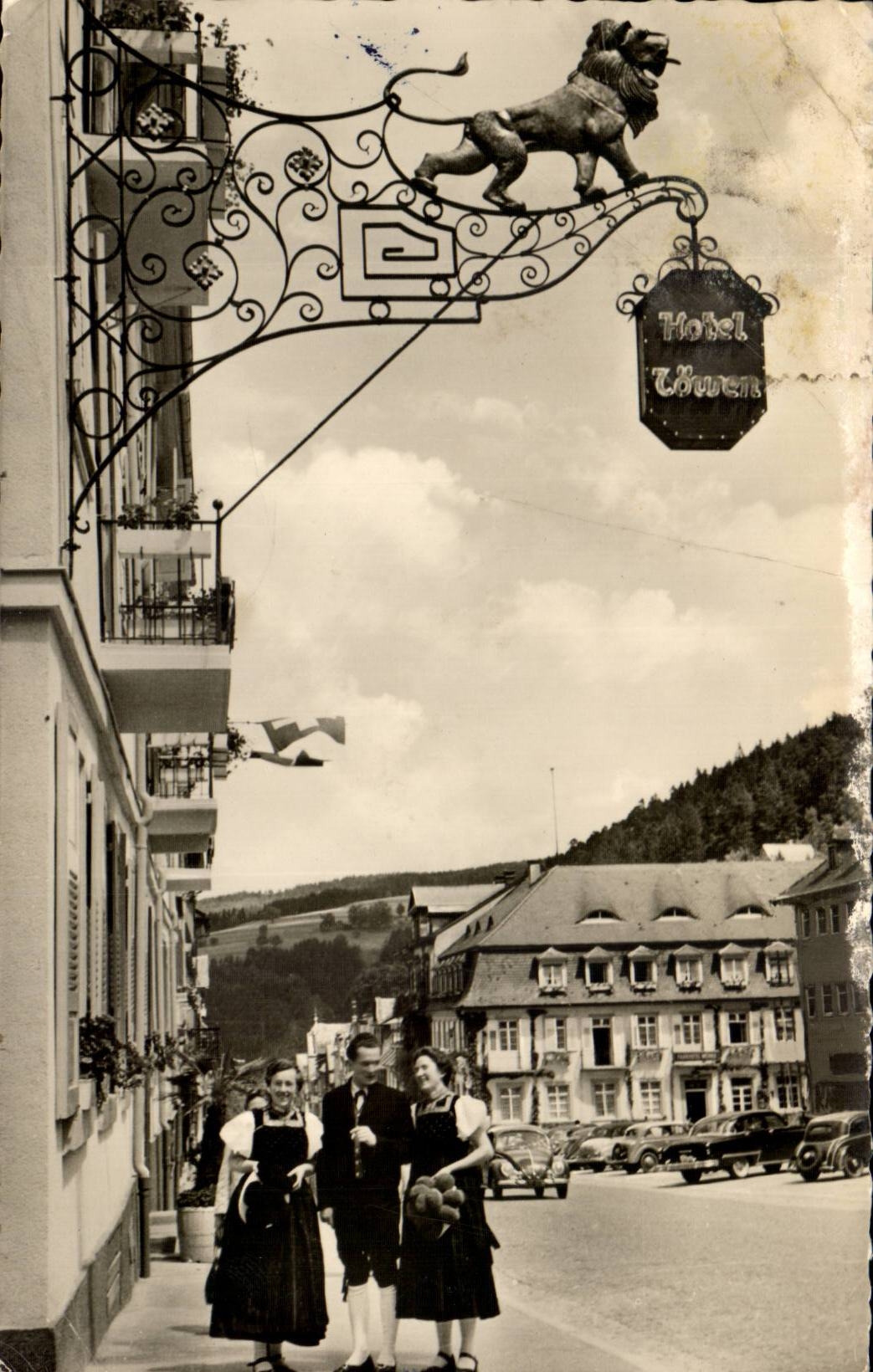 CPA Hotel Lowen National Triberg (lion)