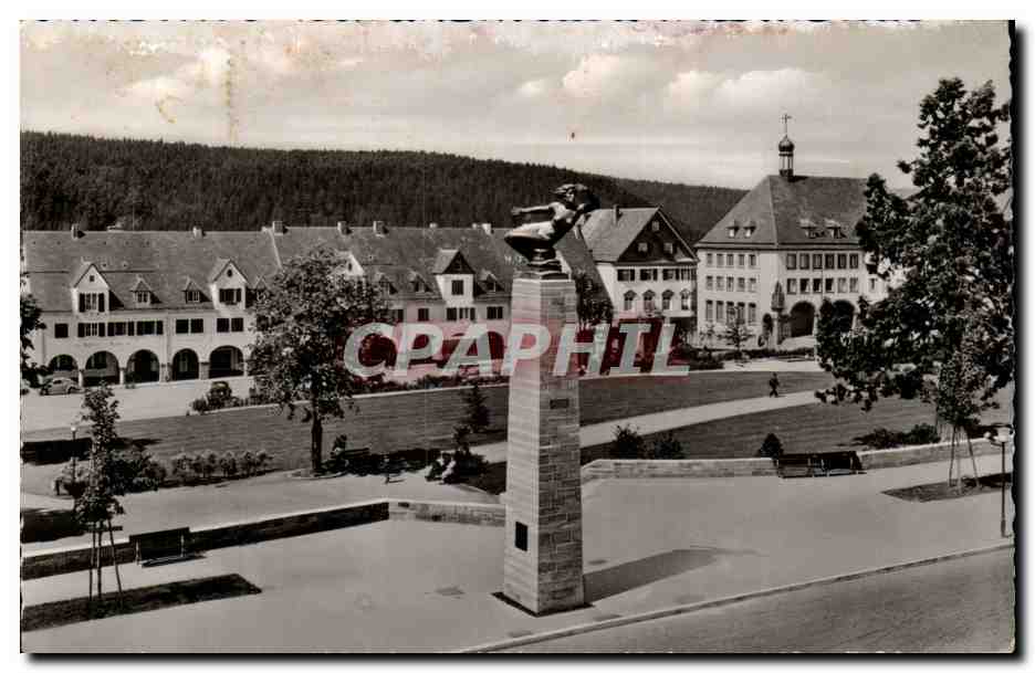 CPM Freudenstadt im Schwarzwald Marktplatz mit Gendeksaute