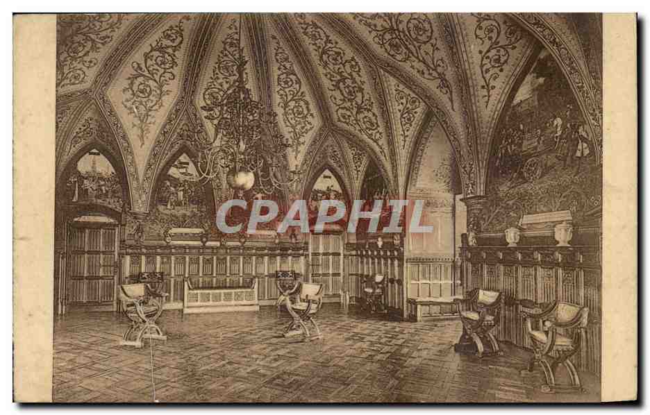 Belgique CPA Chateau de Gaesbeek Bruxelles Salle dite des chevaliers