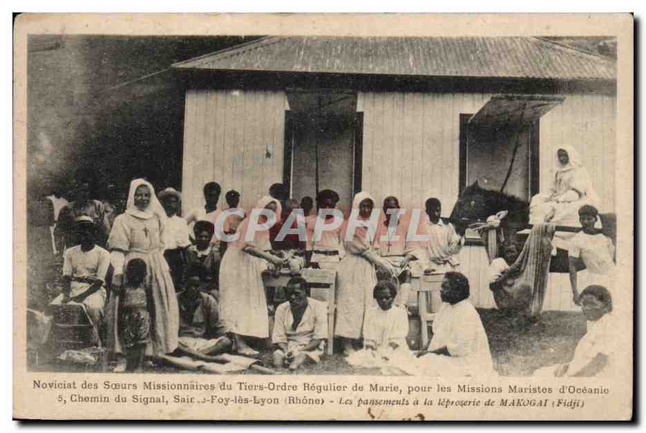 CPA Noviciat des soeurs missionnaires du Tiers Ordre regulier de marie pour les missons maristes d'oceanie Makogai (Fiji