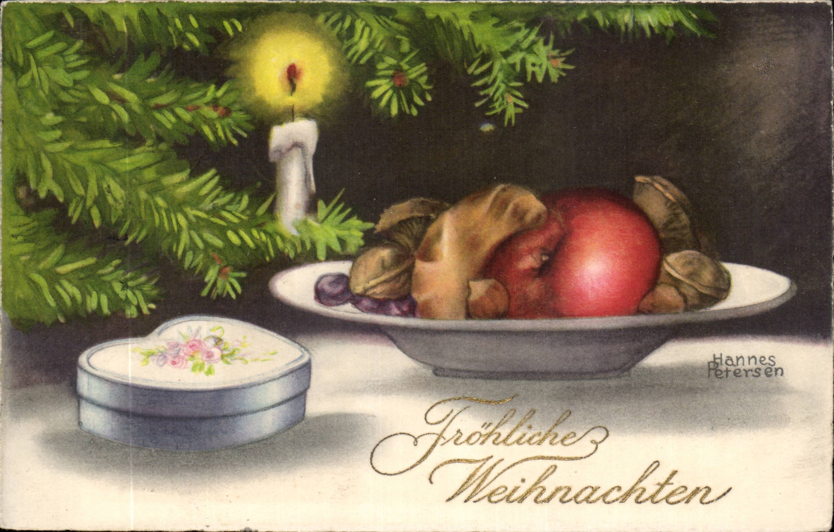 CPA Fantaisie Noel Hannes Petersen