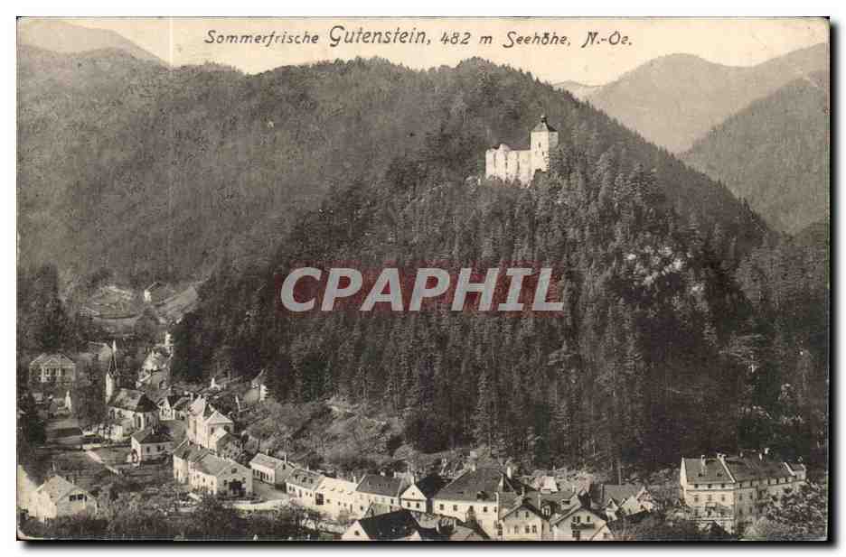 CPA Sommerfrische Gutenstein Seehohe