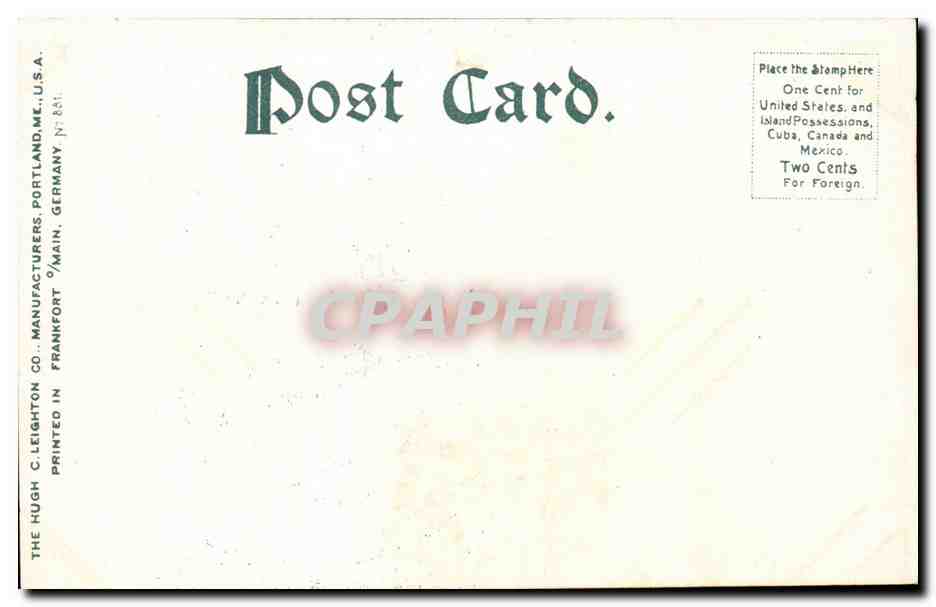 Etas Unis - USA - Rhode Island - Newport - Purgatory - CPA  — Rückseite