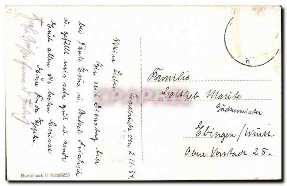 Allemagne - Deutschland - Osnabrueck - Vitischanze - CPA  — Rückseite