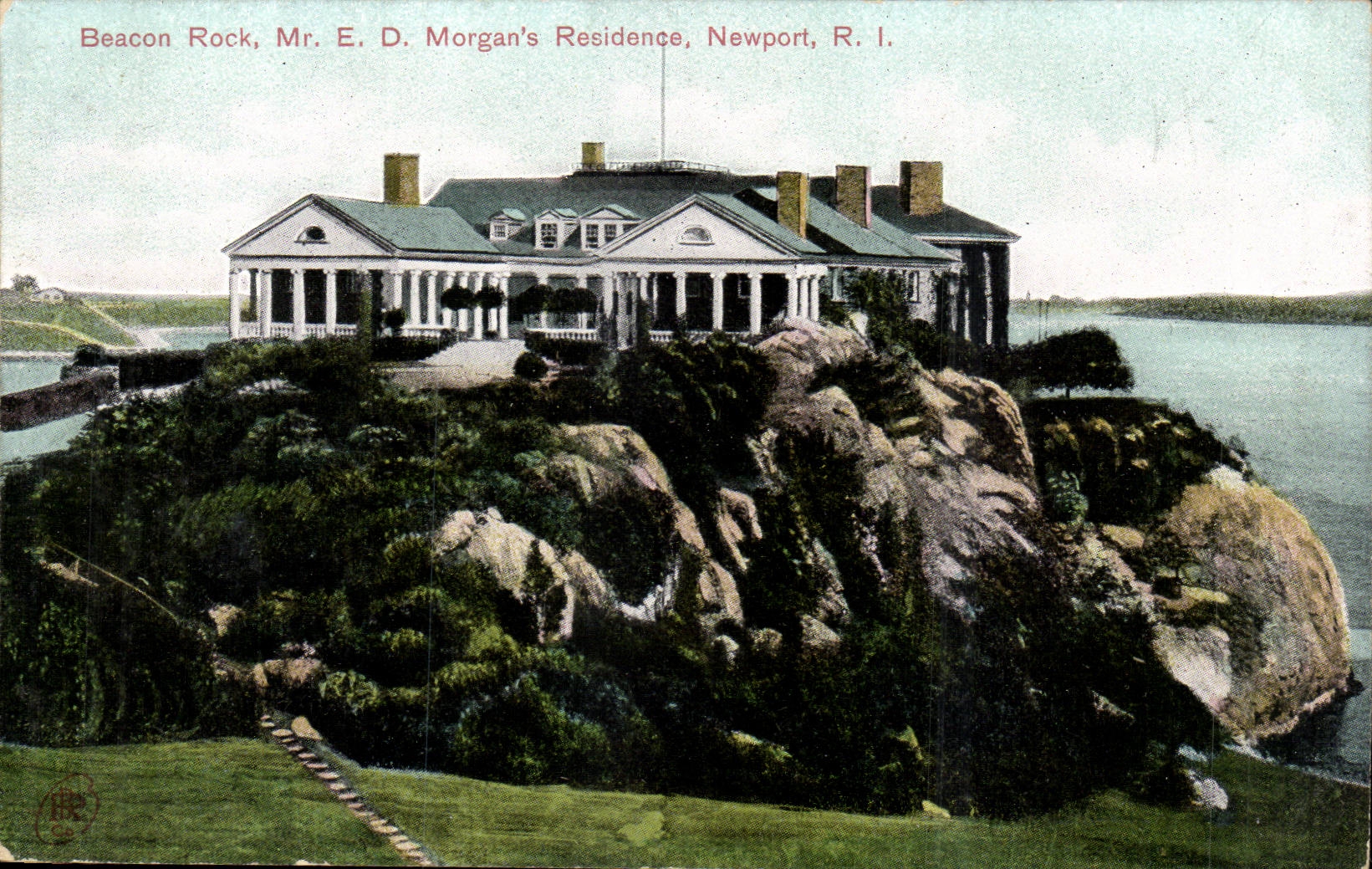 Etas Unis - USA - Rhode Island - Residence of Mr ED Morgan - Beacon Rock - CPA 