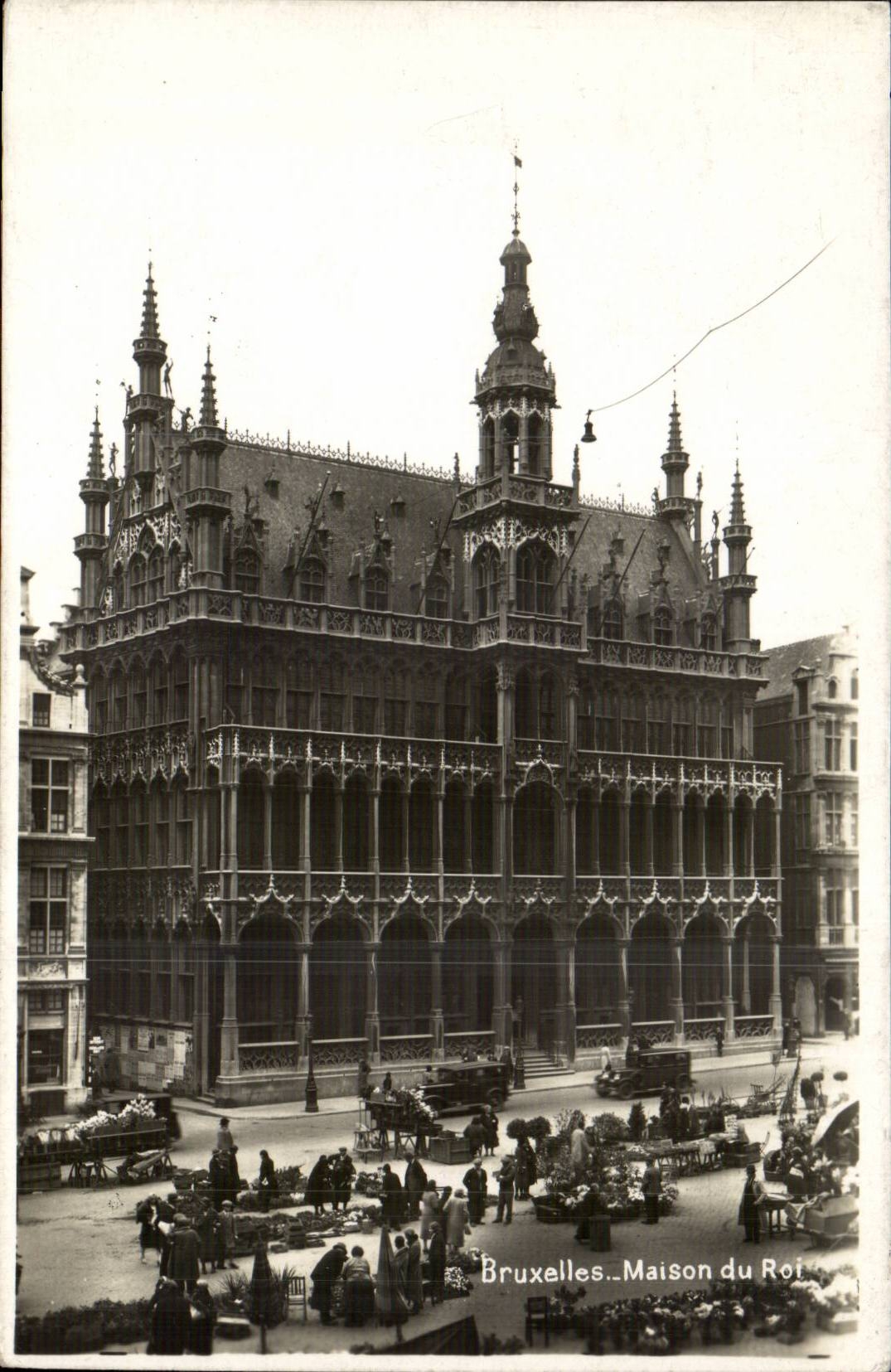 Belgie Belgique Bruxelles CPA Maison du roi (marche)