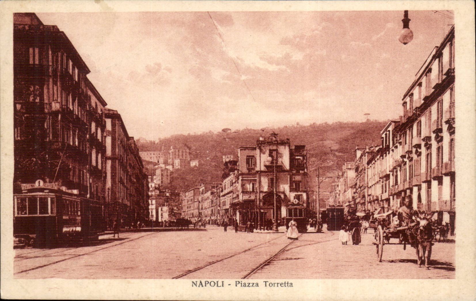 Italie Italia Napoli CPA Piazza Toretta