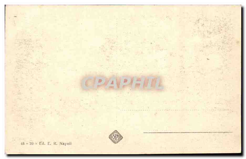 Italie Italia Napoli CPA Piazza Toretta — Rückseite