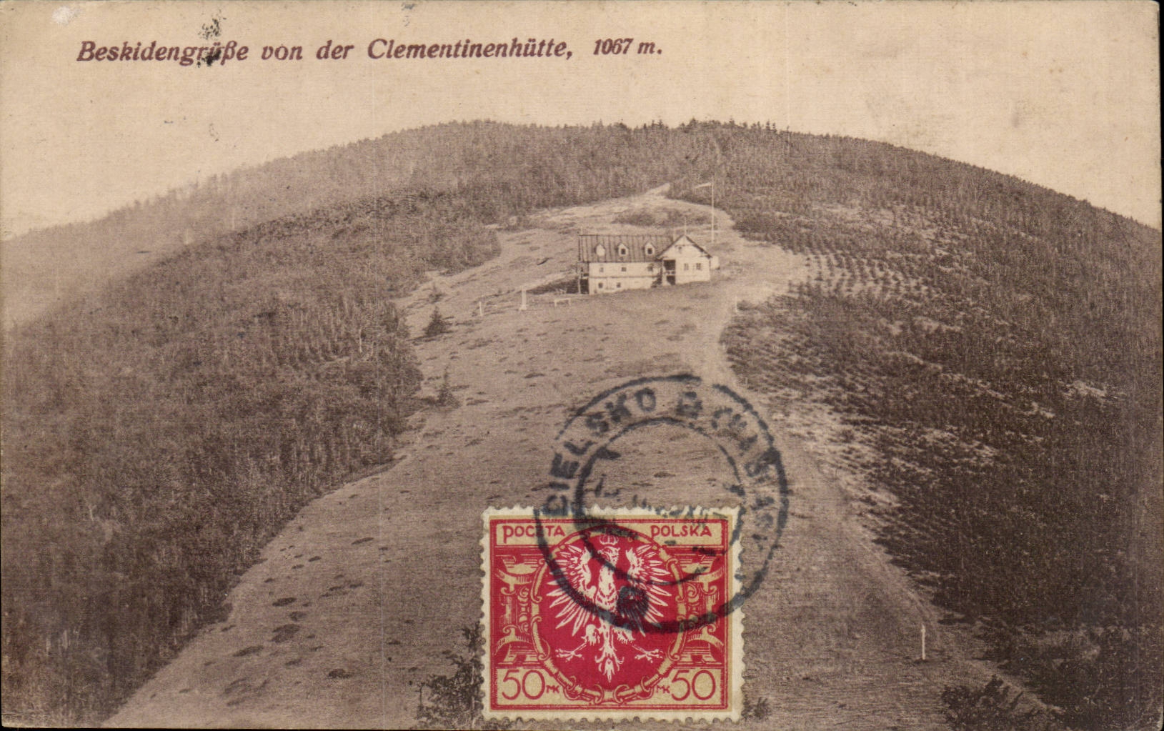 Beskidengröße von der Clementinenhütte, 1067 m. — vue panoramique — éditeur non visible