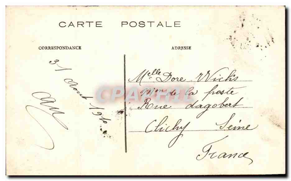 Belgie Belgique Bruxelles Laeken CPA La tour Japonaise (Japan Japon) — Rückseite