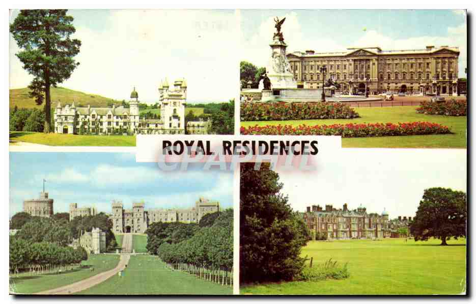 Royal Residences — Balmoral Castle, Buckingham Palace, Windsor Castle, Sandringham House — Colourmaster International GS 14