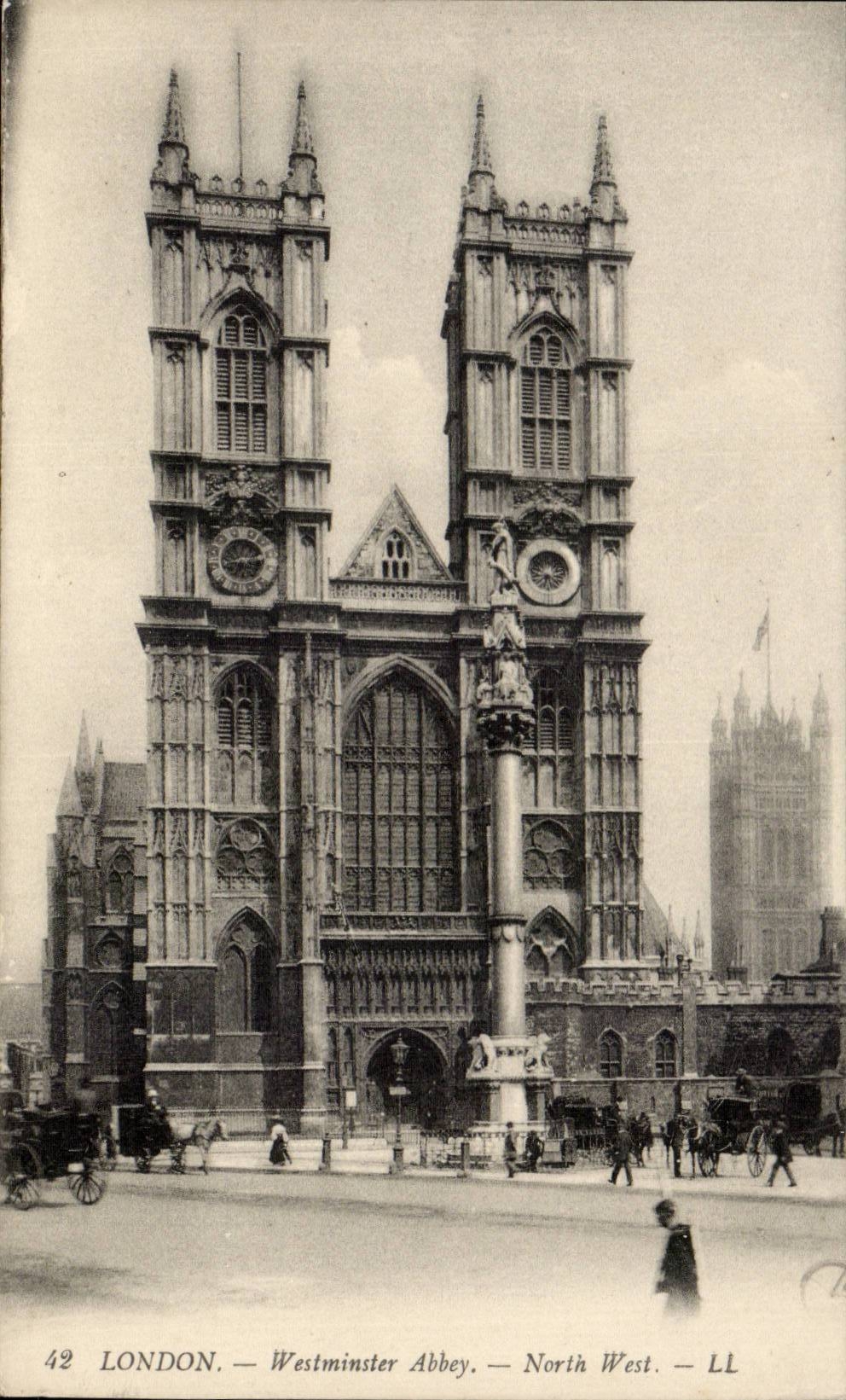 CPA Grande Bretagne London Londres Westminster abbey North West
