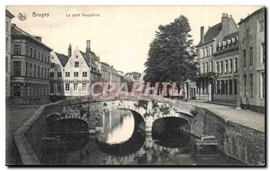 CPA Belgique Belgie Liege Le pont Augustins
