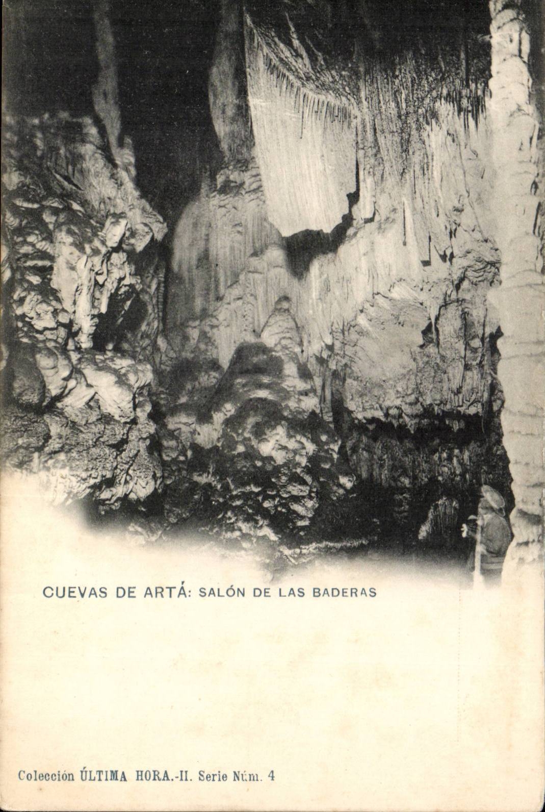 CPA Espagne Spain Espana Cuevas de Arta Salon de Las Baderas
