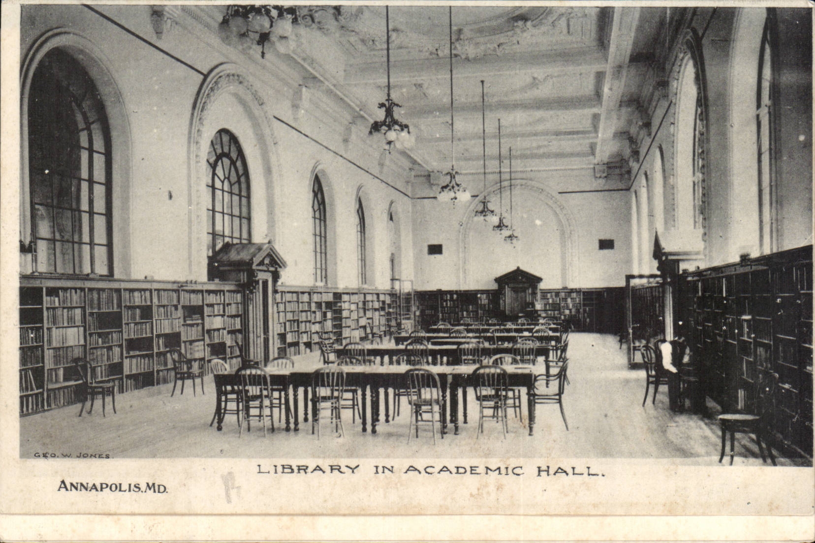 CPA Etats unis Annapolis MD Library in Academic Hall